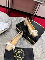 Christian Louboutin MamaFlirt Beige - Heel height: 3cm  - 5