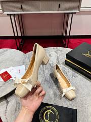 Christian Louboutin MamaFlirt Beige - Heel height: 3cm  - 3