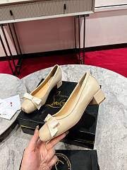 Christian Louboutin MamaFlirt Beige - Heel height: 3cm  - 4