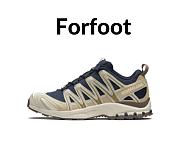Salomon XA Pro 3D SUEDE in Blue Nights/Almond Milk  - 1