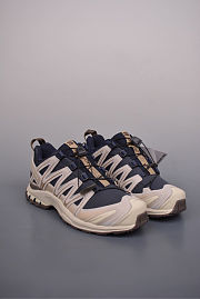 Salomon XA Pro 3D SUEDE in Blue Nights/Almond Milk  - 3