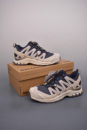 Salomon XA Pro 3D SUEDE in Blue Nights/Almond Milk  - 2