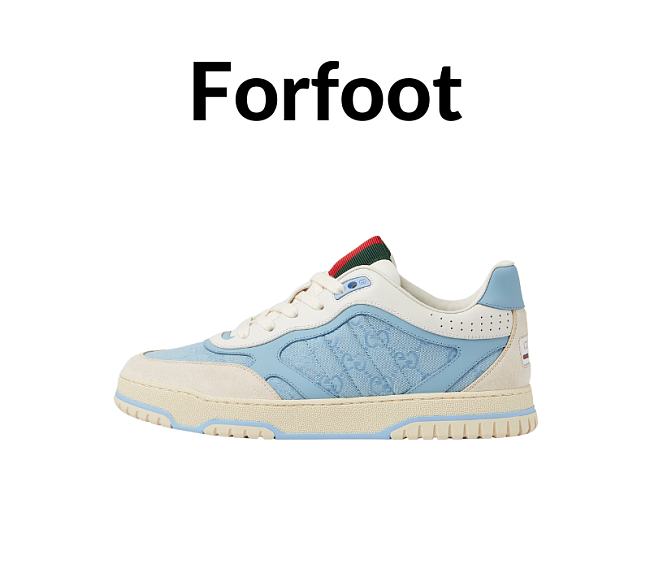 Gucci Re-Web trainer Light blue GG canvas  - 1