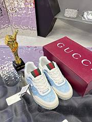 Gucci Re-Web trainer Light blue GG canvas  - 3