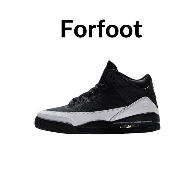 Fragment Design x Air Jordan 3 Black/White - 1