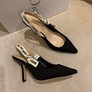 Dior J'Adior Slingback Pump Black Technical Fabric - Heel height: 9.5cm - 4