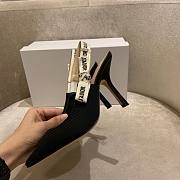 Dior J'Adior Slingback Pump Black Technical Fabric - Heel height: 9.5cm - 5