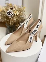 J'Adior Slingback Pump Nude Technical Fabric - Heel height: 9.5cm - 1