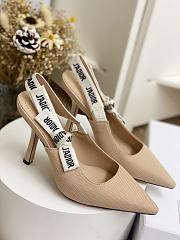 J'Adior Slingback Pump Nude Technical Fabric - Heel height: 9.5cm - 3