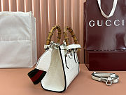 Gucci Diana python small tote bag White - size: 20x16x10cm - 3