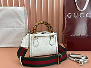 Gucci Diana python small tote bag White - size: 20x16x10cm - 4