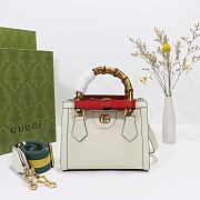 Gucci Diana small tote bag White - size: W20cm x H16cm x D10cm - 1
