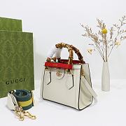 Gucci Diana small tote bag White - size: W20cm x H16cm x D10cm - 2