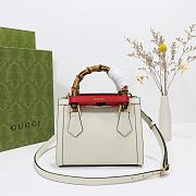 Gucci Diana small tote bag White - size: W20cm x H16cm x D10cm - 3