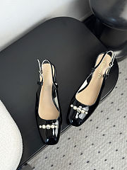 Dior Paris slingback pumps Patent Calfskin - Heel height: 6cm - 2