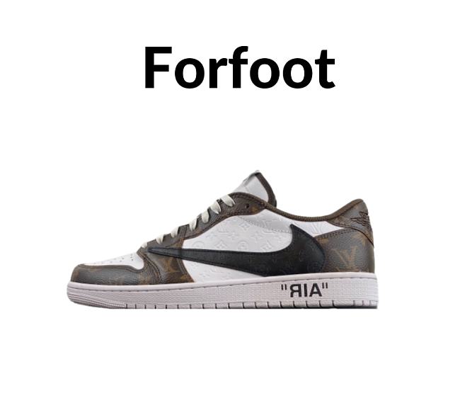AIR JORDAN 1 LOW X LV BROWN  - 1