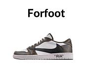 AIR JORDAN 1 LOW X LV BROWN  - 1