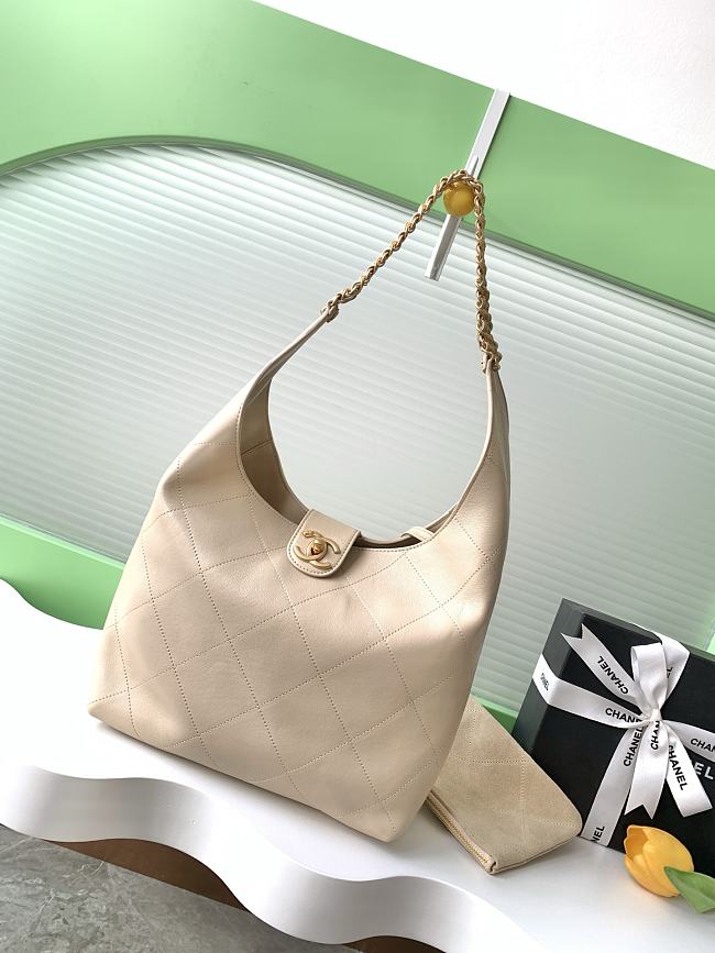 Chanel hobo bag black - size: 35x30x14cm  - 1