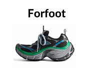 BALENCIAGA 10XL SNEAKERS - BLACK/ GREEN - 1