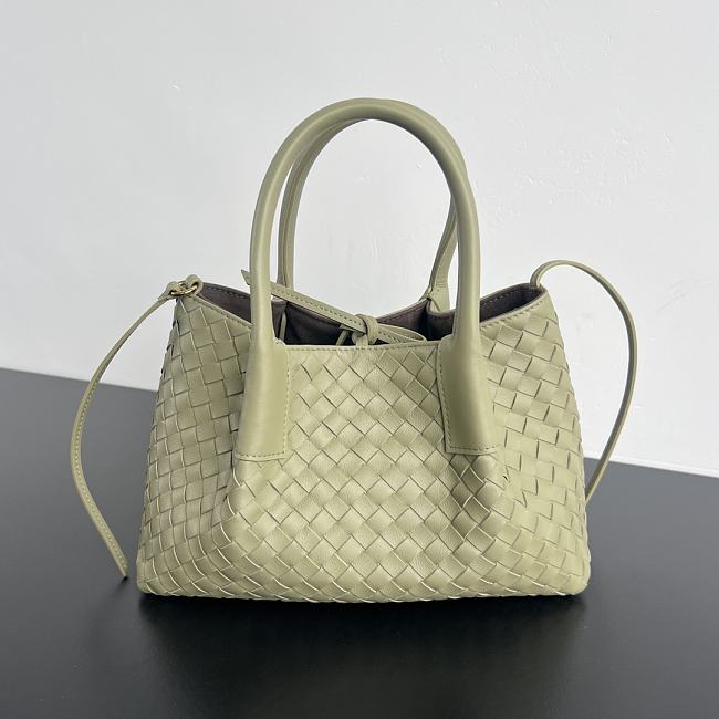 Bottega Veneta Small Pinacoteca Green - size: 15*24*12cm - 1
