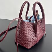 Bottega Veneta Small Pinacoteca Red - size: 15*24*12cm - 2