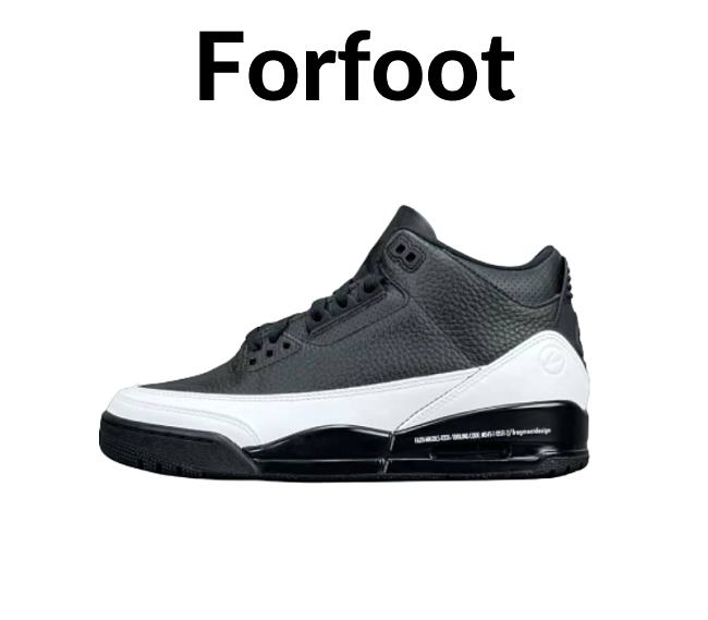 Fragment Design x Air Jordan 3 Black  - 1