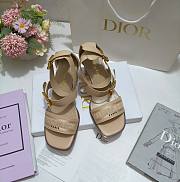 Dior Dway Heeled Sandal - Heel Height: 8.5cm  - 5