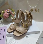 Dior Dway Heeled Sandal - Heel Height: 8.5cm  - 4