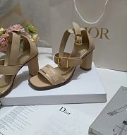 Dior Dway Heeled Sandal - Heel Height: 8.5cm  - 3
