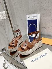 LV Isola Wedge Sandal Brown - Height: 9cm  - 2