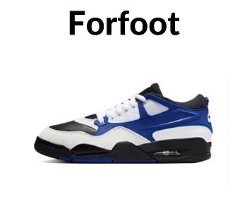 Jordan 4 RM Black Summit White Racer Blue - FQ7939-140