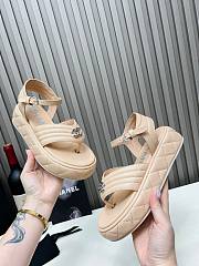 Chanel Cruise Sandals Beige - 3