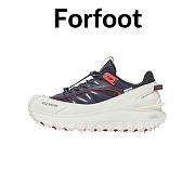 MonCler Trailgrip GTX Leather Trainers Blue - 1