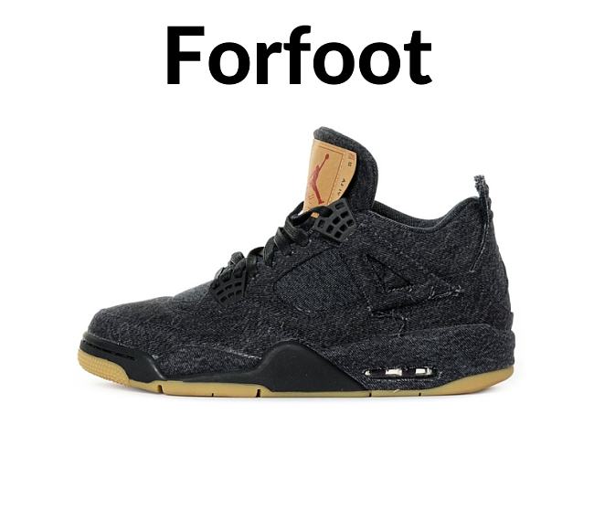 Jordan 4 Retro Levi's Black (Levi's Tag) - A02571-001  - 1