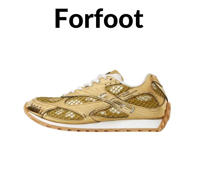 Bottega Veneta Orbit Sneaker 'Gold' - 741357 v2X40 7043  - 1