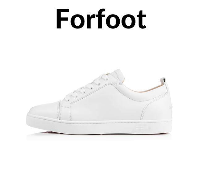 Christian Louboutin Louis Junior White Sneaker  - 1
