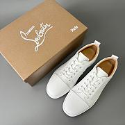 Christian Louboutin Louis Junior White Sneaker  - 3