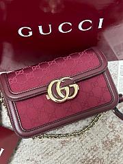 Gucci Go small shoulder bag Red - Size: 21.5x14x9cm - 4