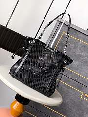 CHANEL Classic Flap mesh shoulder bag - size: 26x28X9 cm - 5