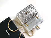 Chanel Mini flap bag Silvery - 13x19x5.5 cm - 2
