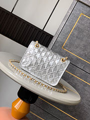 Chanel Mini flap bag Silvery - 13x19x5.5 cm - 5