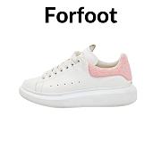 Alexander McQueen White Leather Oversized Low Top  - 1