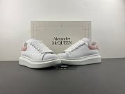 Alexander McQueen White Leather Oversized Low Top  - 5
