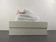 Alexander McQueen White Leather Oversized Low Top  - 3