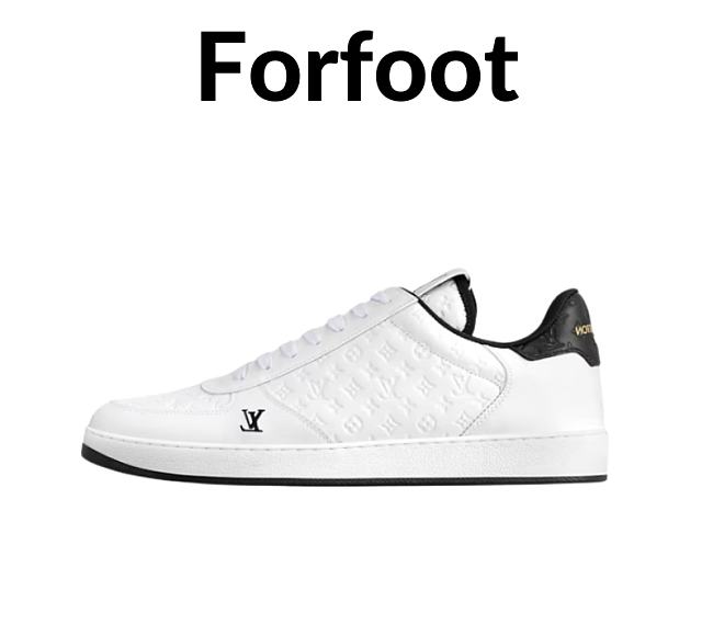 LV Rivoli Sneaker White Black  - 1