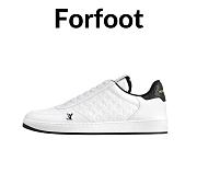 LV Rivoli Sneaker White Black  - 1