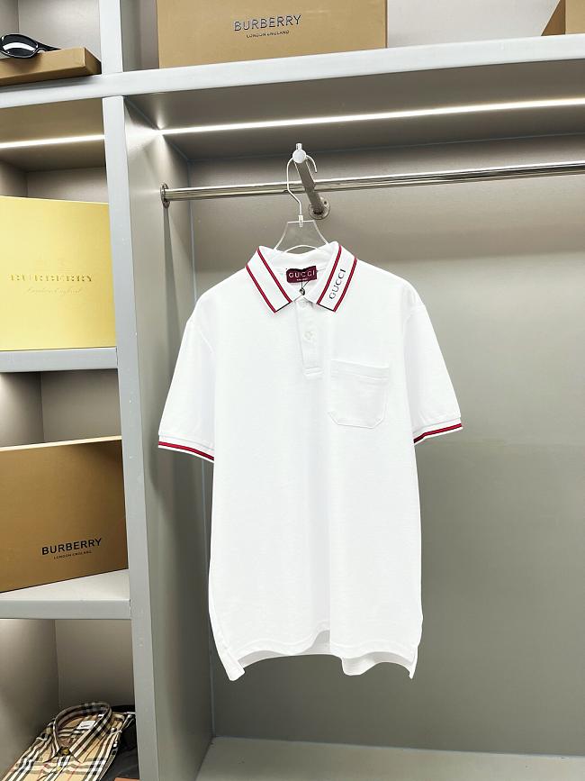 Gucci Polo Shirt White - 1