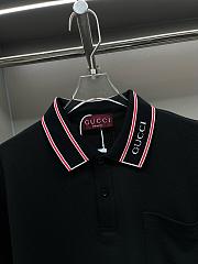 Gucci Polo Shirt Black  - 5