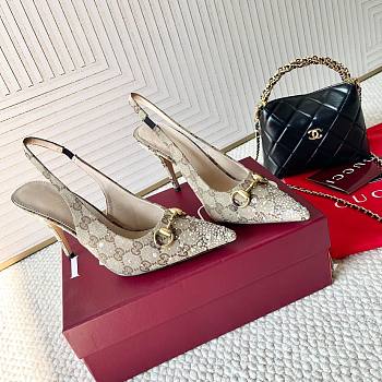 Gucci Women's Horsebit pump brown - heel height: 8.5cm