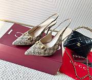 Gucci Women's Horsebit pump brown - heel height: 8.5cm - 5